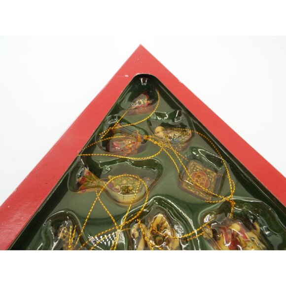 Jim Shore Heartwood Creek Twelve Days of Christmas Mini Ornaments Boxed Set 2006 - Picture 14 of 16